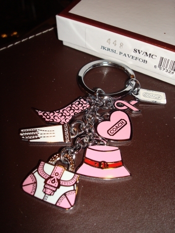 Coach Pink Heart Breast Cancer Key Chain ( Make Offers) for Sale in Fort  Myers, FL - OfferUp